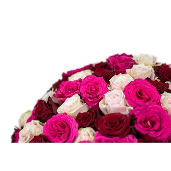 Kytice růžových růží